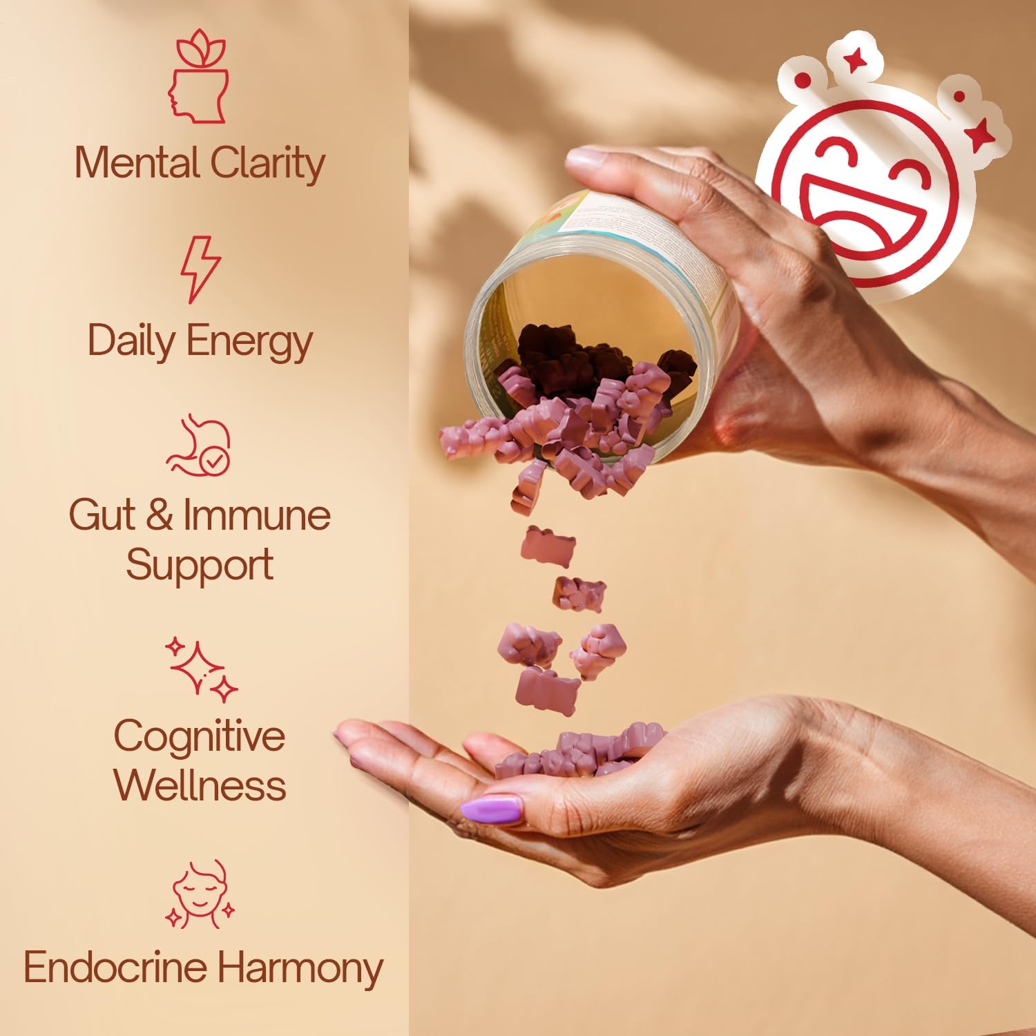 Sea Moss Gummies | Strawberry Flavor Vegan Gummies | Extra Rich 9-in-1 Formulation with Irish Sea Moss, Elderberry, Bladderwrack, Burdock, Ashwagandha, Maca, Zinc, B12 | Energy & Immune Support by FreshDrinkUS - Natural and Premium Herbal Tea