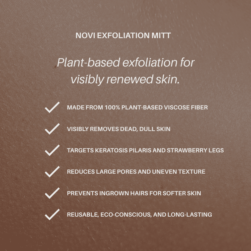 Novi (Plant-Based Exfoliation Mitt) by BRONZE BOSS LLC