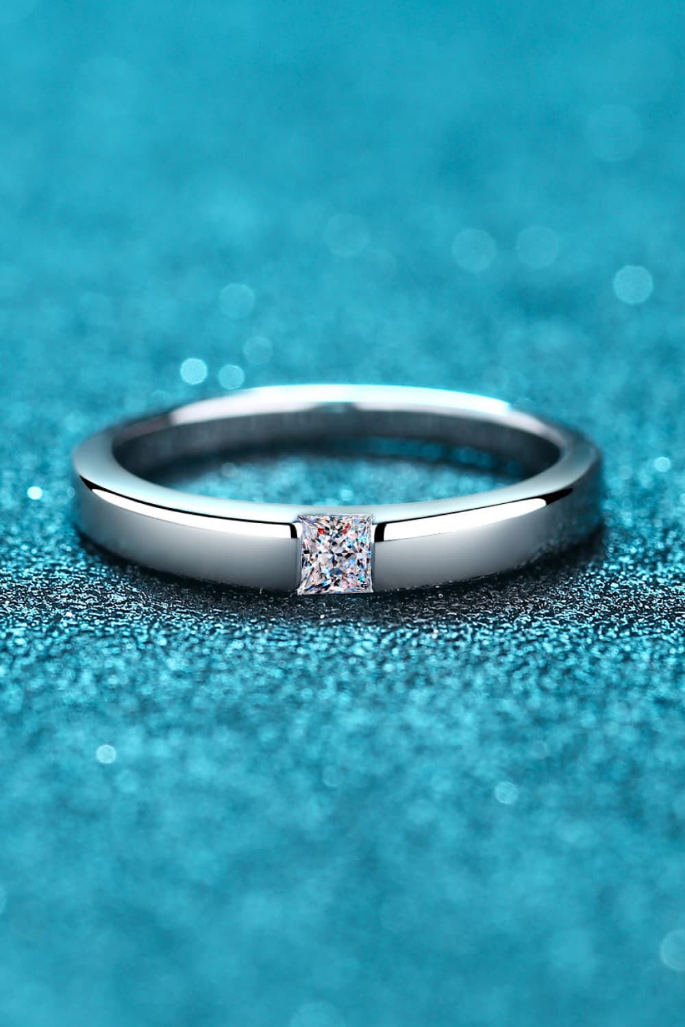 Inlaid Sparkala™ Rhodium-Plated Ring by Sparkala