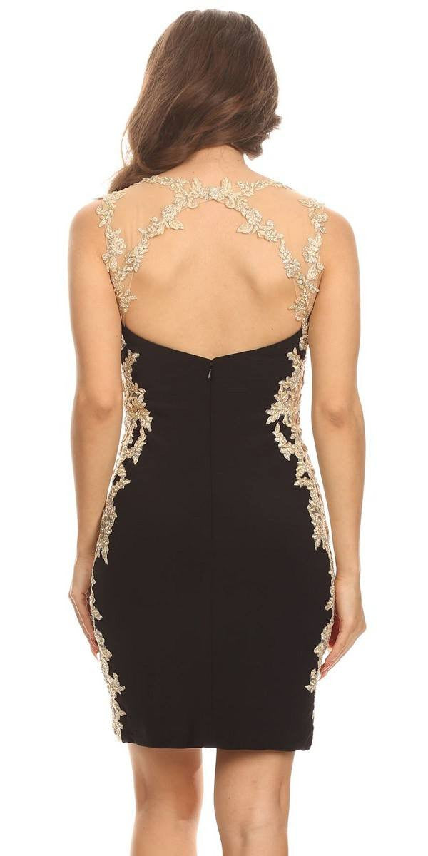 CLEARANCE - Eureka 6016 Lace Applique Sweetheart Short Cocktail Dress (Size XS) by DiscountDressShop