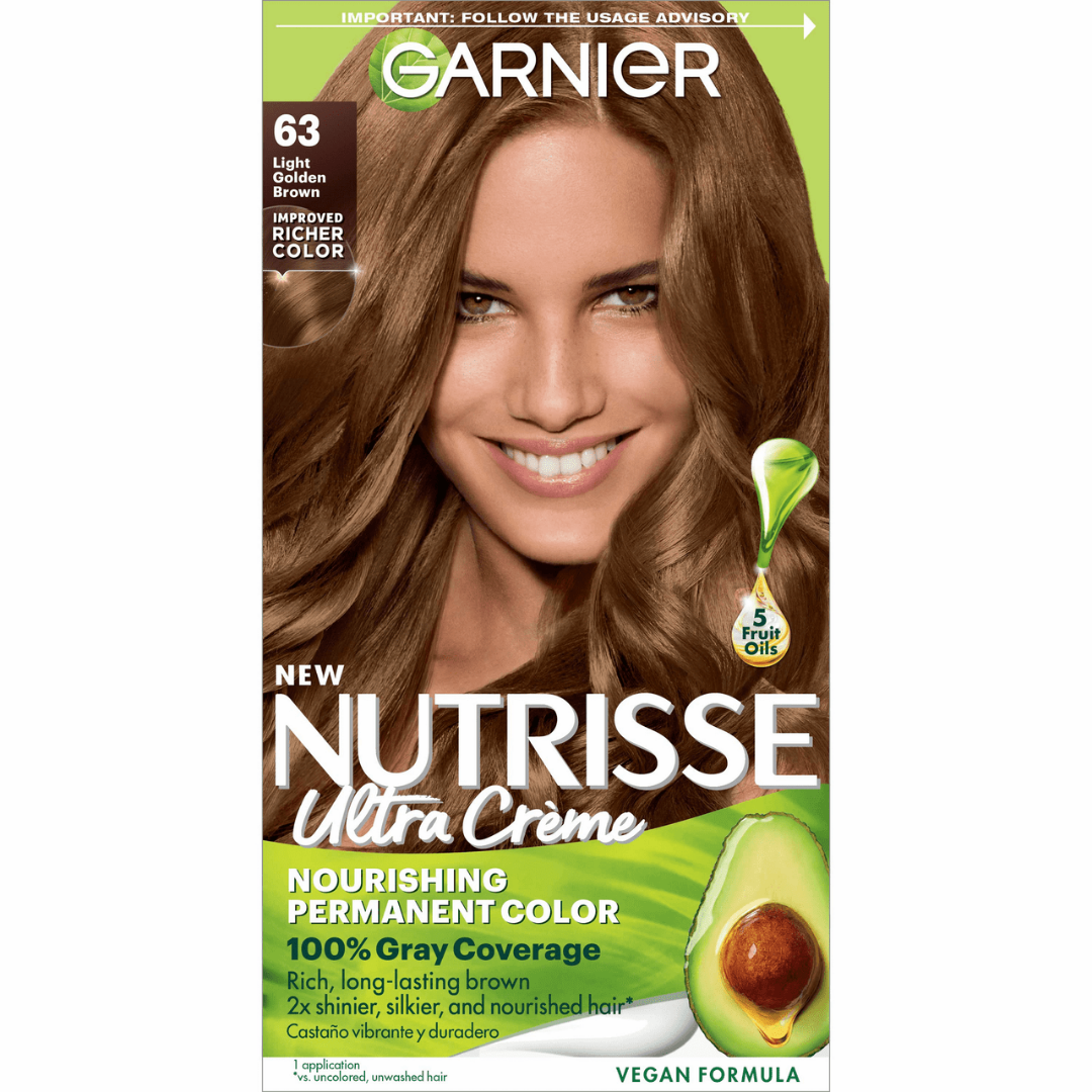 Garnier Nutrisse Ultra Crème 63 Light Golden Brown (Kit) by Farmacias Savia