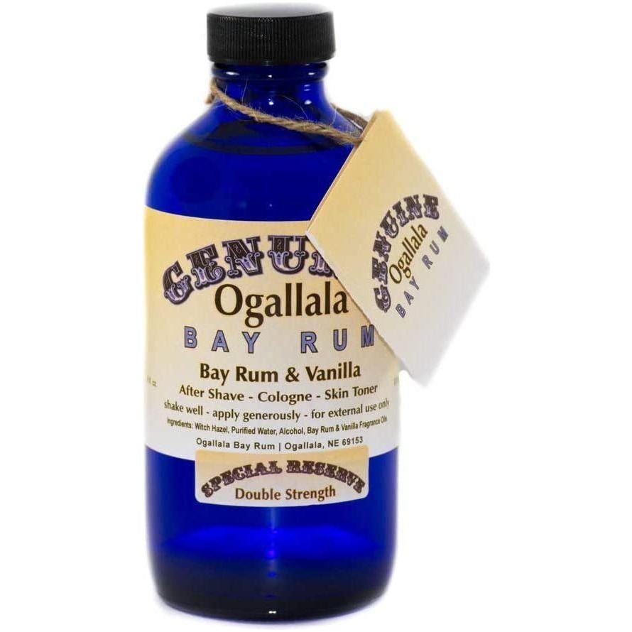 Ogallala Bay Rum & Vanilla Double Strength Pre Shave - After Shave - Skin Toner 8 Oz by Pasteur Pharmacy