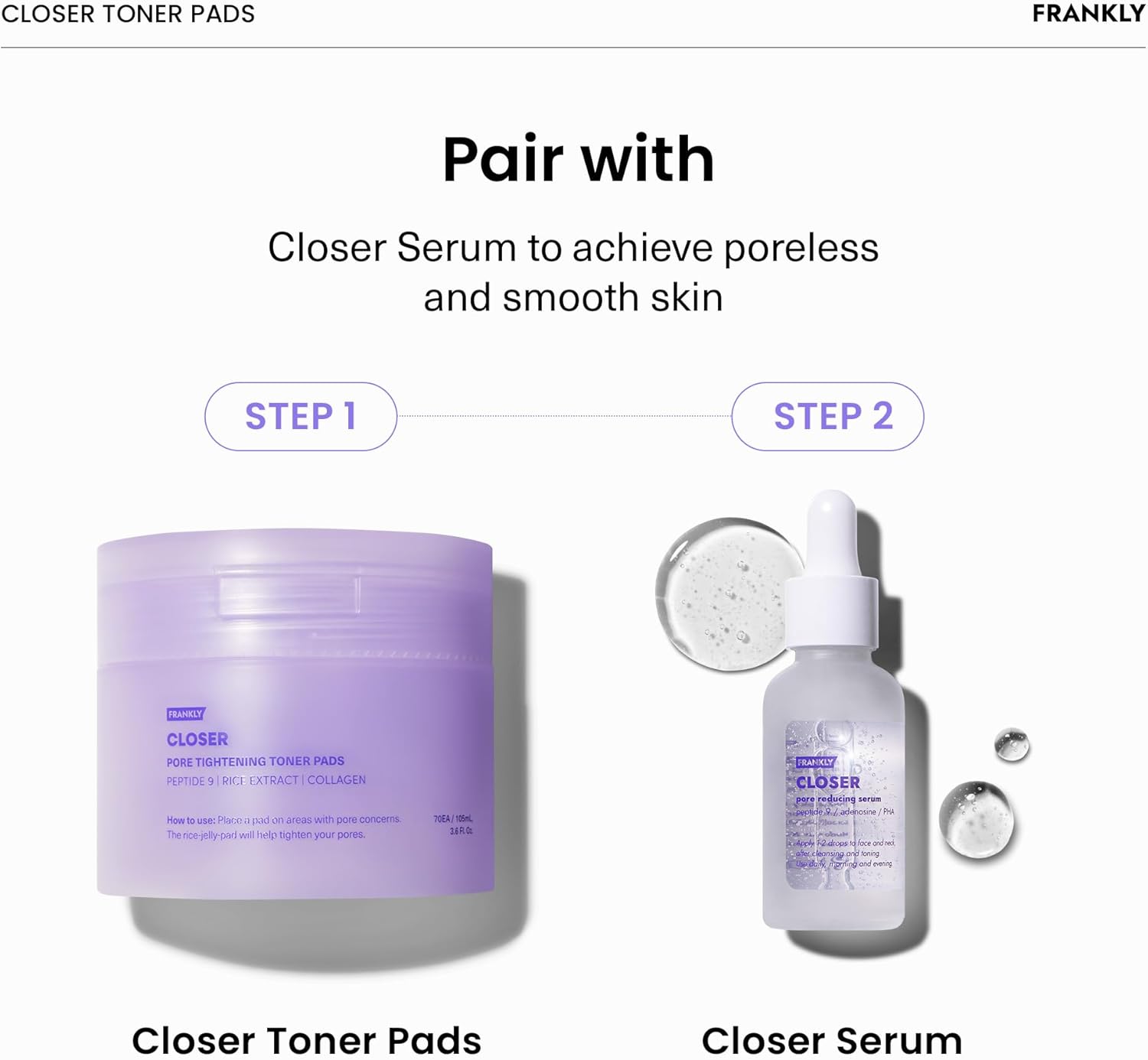 Frankly Closer Pore Tightening Toner Pads by AsiaBeautyMall