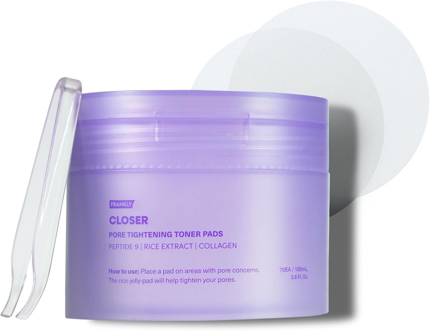 Frankly Closer Pore Tightening Toner Pads by AsiaBeautyMall