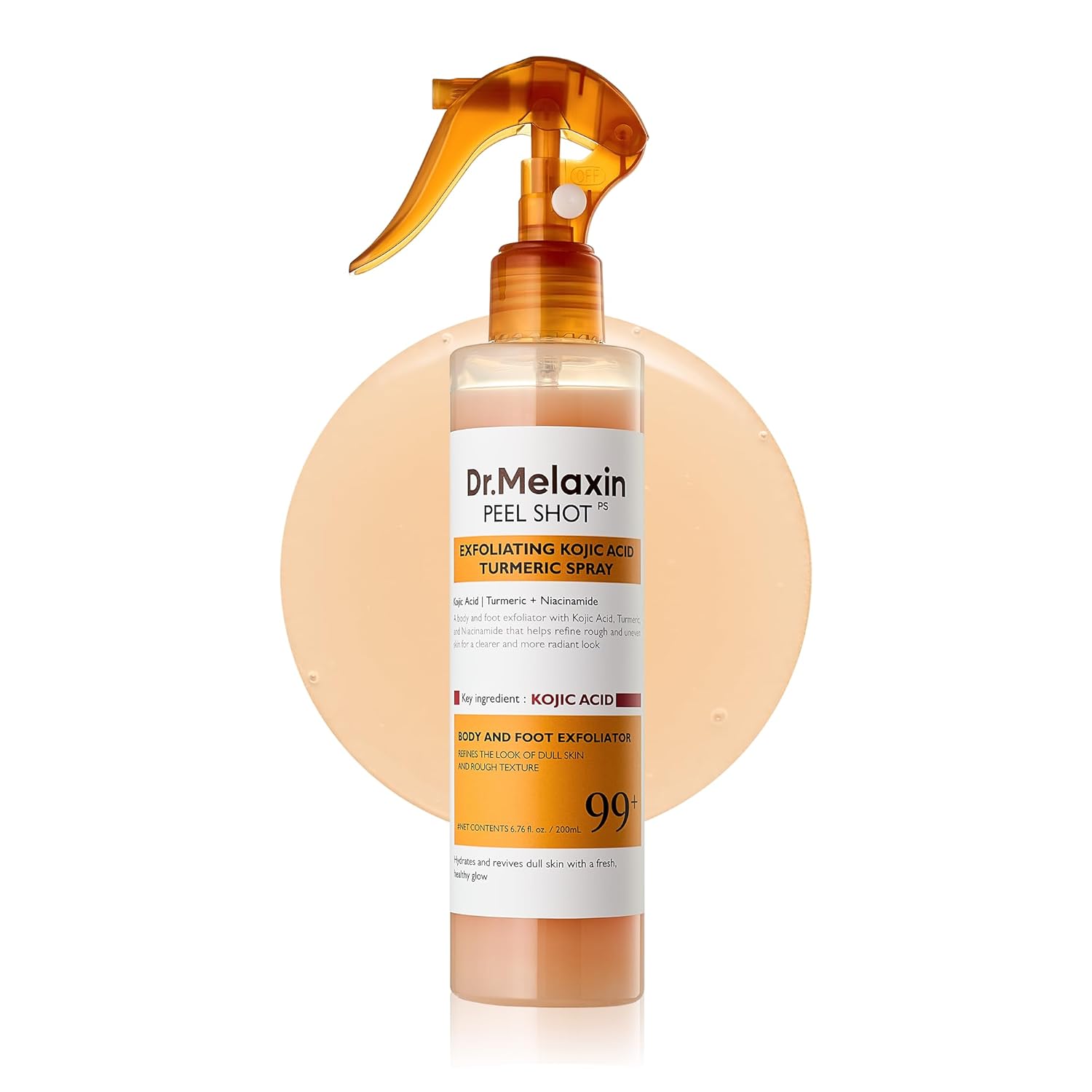 Dr. Melaxin Peel Shot Exfoliating Kojic Acid Turmeric Spray by AsiaBeautyMall