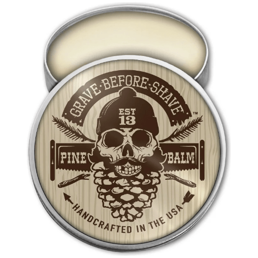 Grave Before Shave Pine Scent Beard Balm pine cedar Wood Scent 2 oz by Pasteur Pharmacy