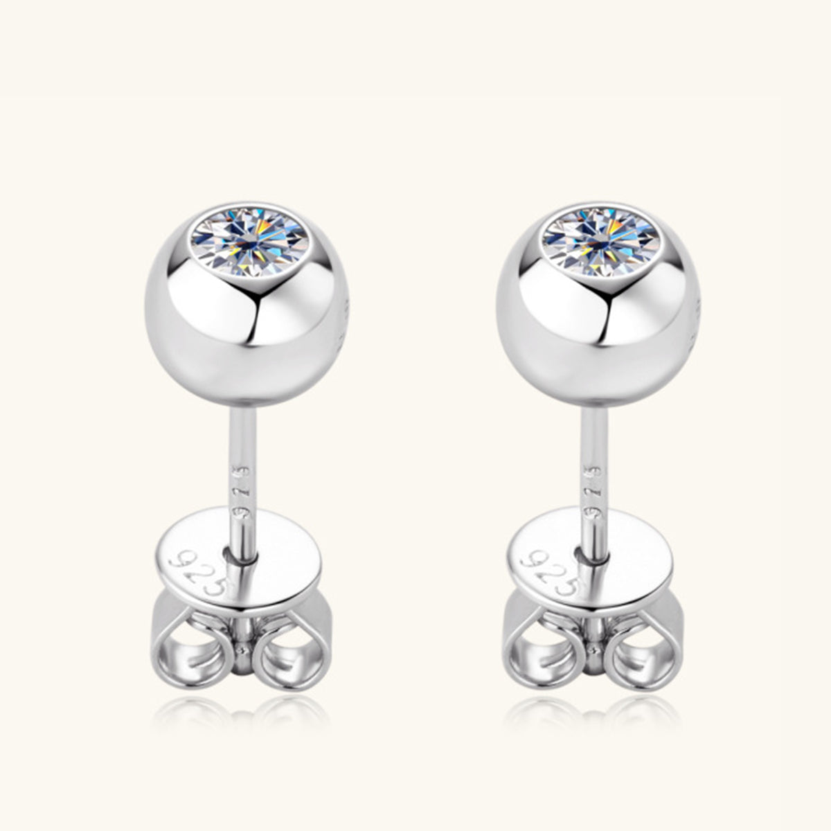 Sparkala™ Pure Sterling Silver Stud Earrings by Sparkala