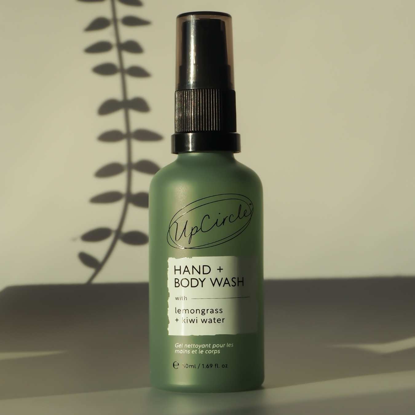 Natural Hand + Body Wash with Lemongrass - Travel Size by UpCircle