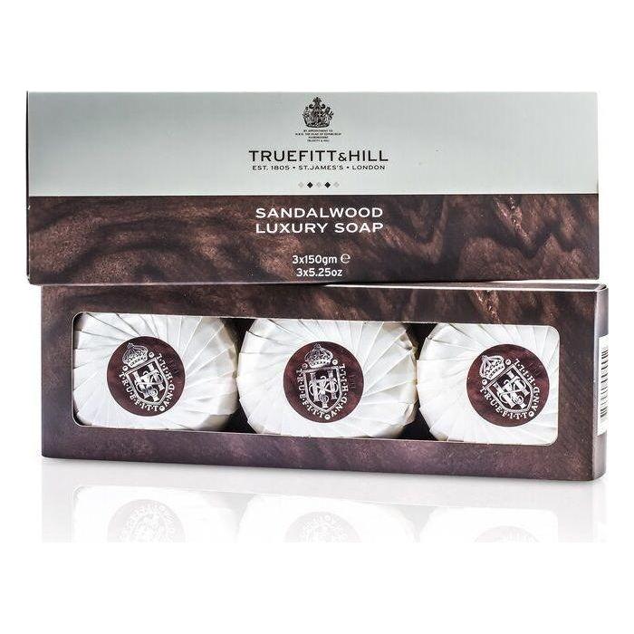 Truefitt & Hill Sandalwood Luxury Soap 3 X 5.25 oz. by Pasteur Pharmacy
