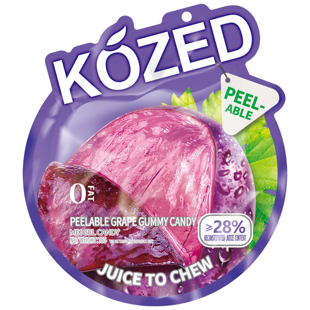 Kozed No Fat Gummy Candy Grape (2.65oz) by Farmacias Savia
