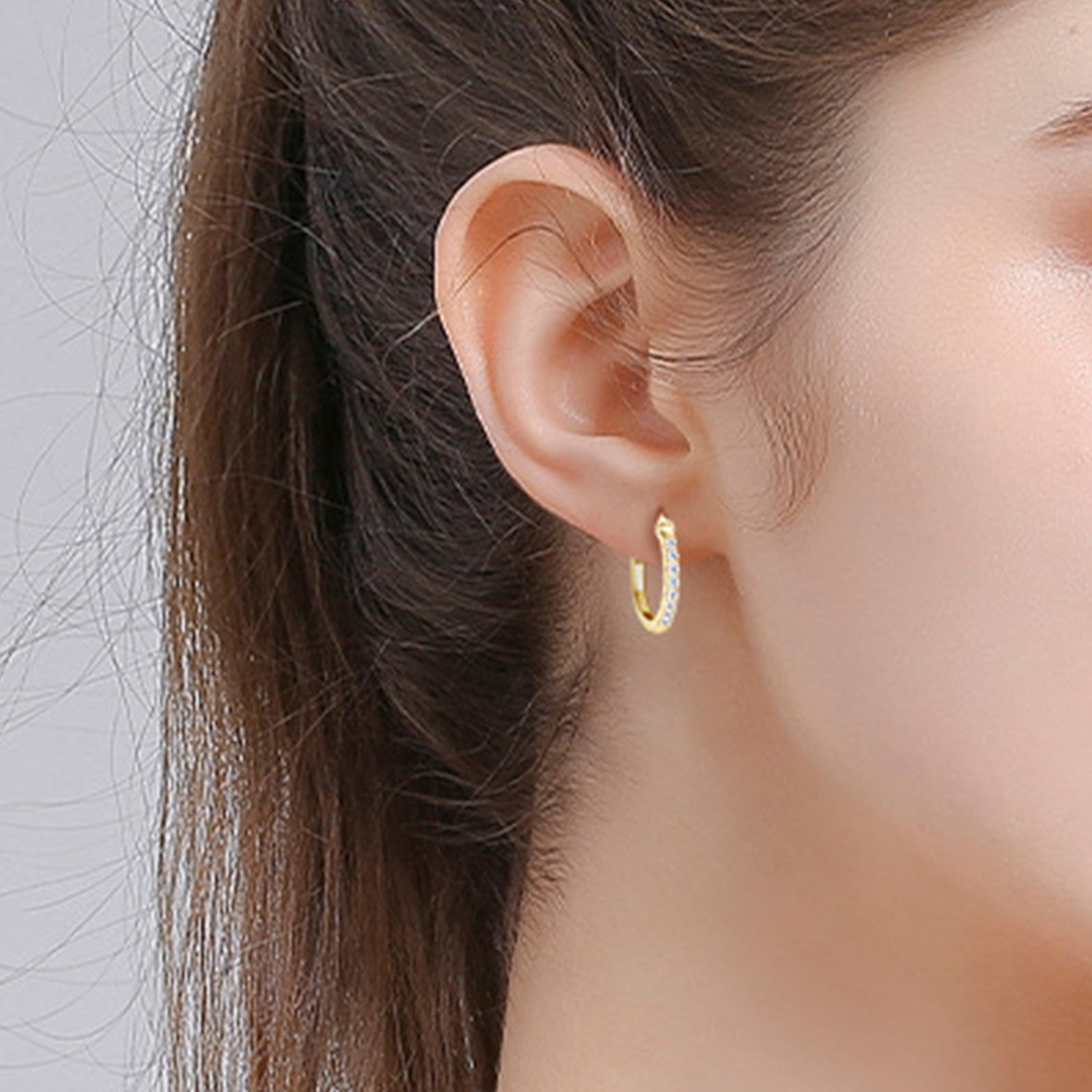 Pure Sterling Silver Sparkala™ Huggie Earrings by Sparkala