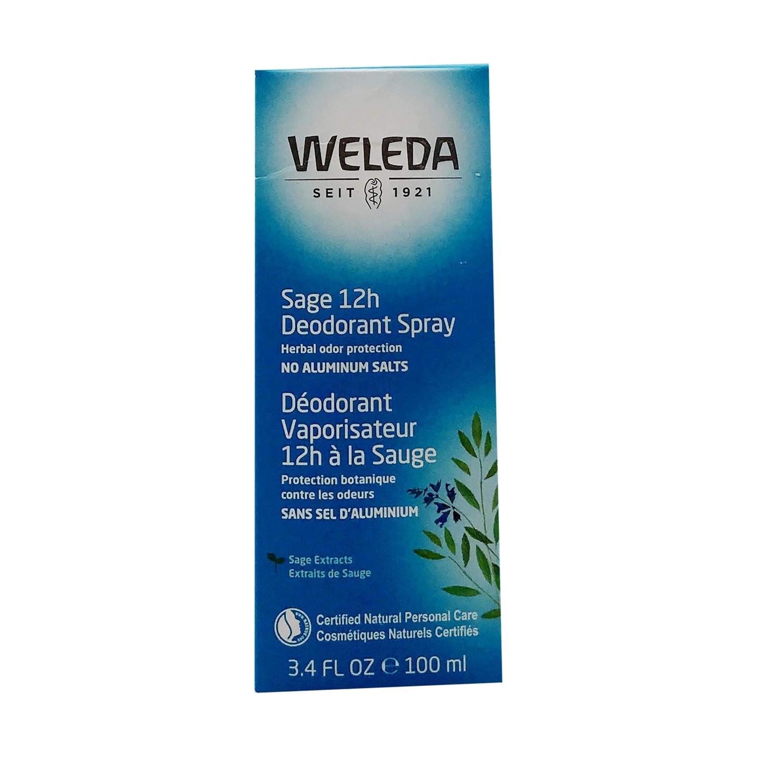 Weleda Sage Deodorant Spray 3.4 oz by Pasteur Pharmacy