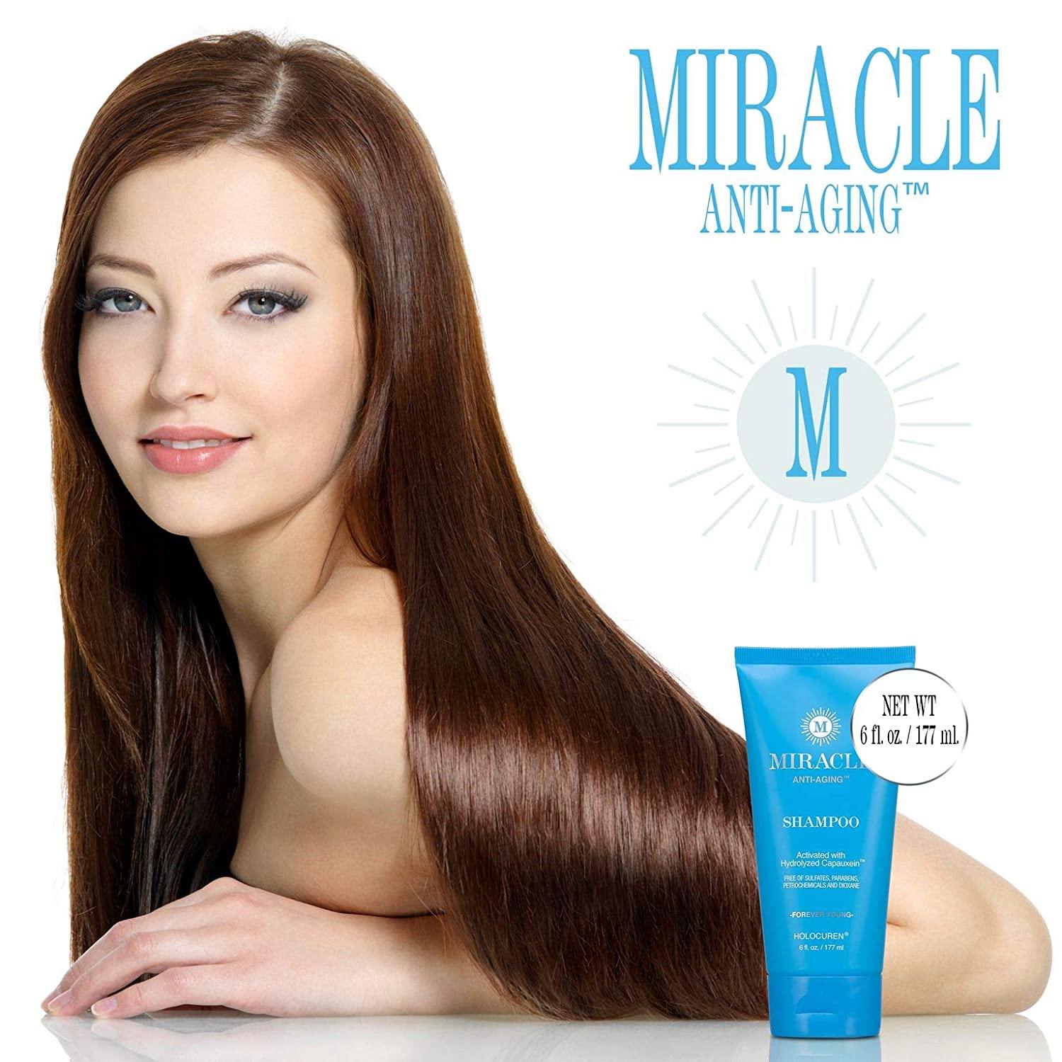 Holocuren Miracle Anti-Aging Shampoo – Hair & Follicle Therapy, 6 oz by HOLOCUREN - Official Website