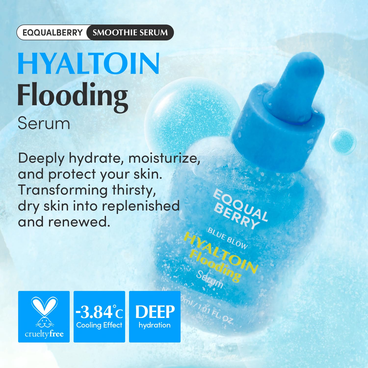 EQQUALBERRY Hyaltoin Flooding Serum by AsiaBeautyMall