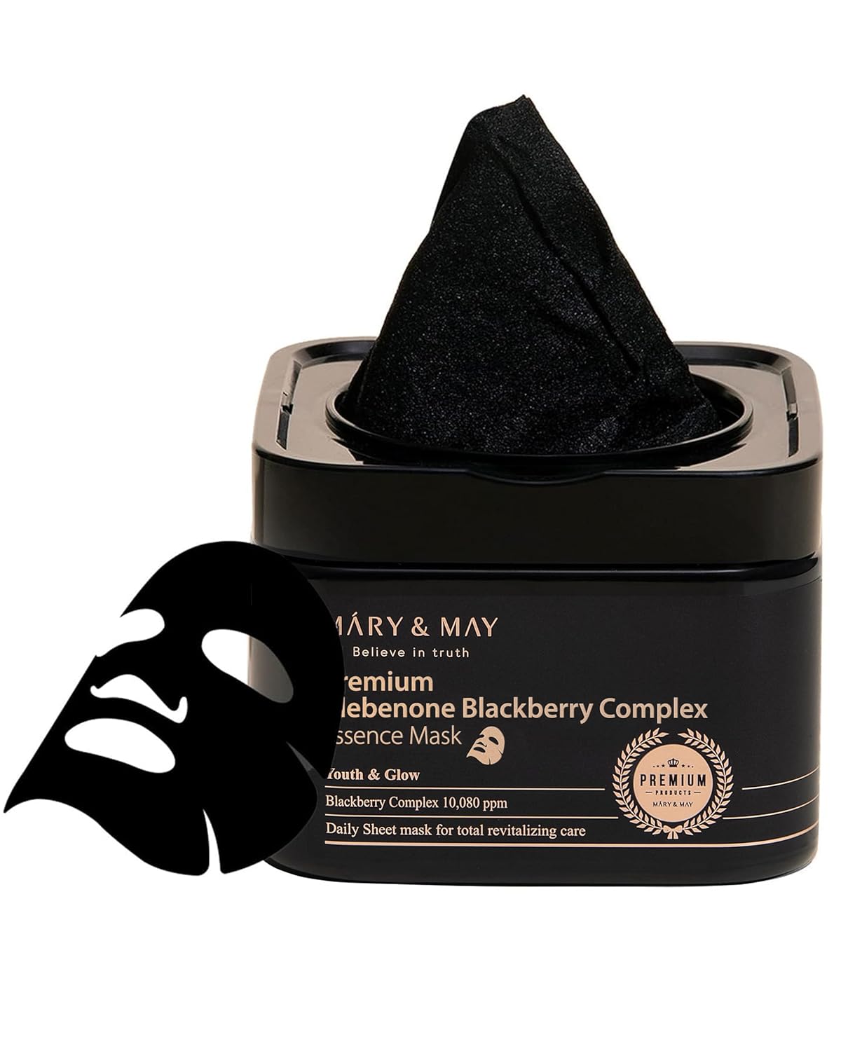 Mary & May Premium Idebenone Blackberry Complex Essence Mask by AsiaBeautyMall