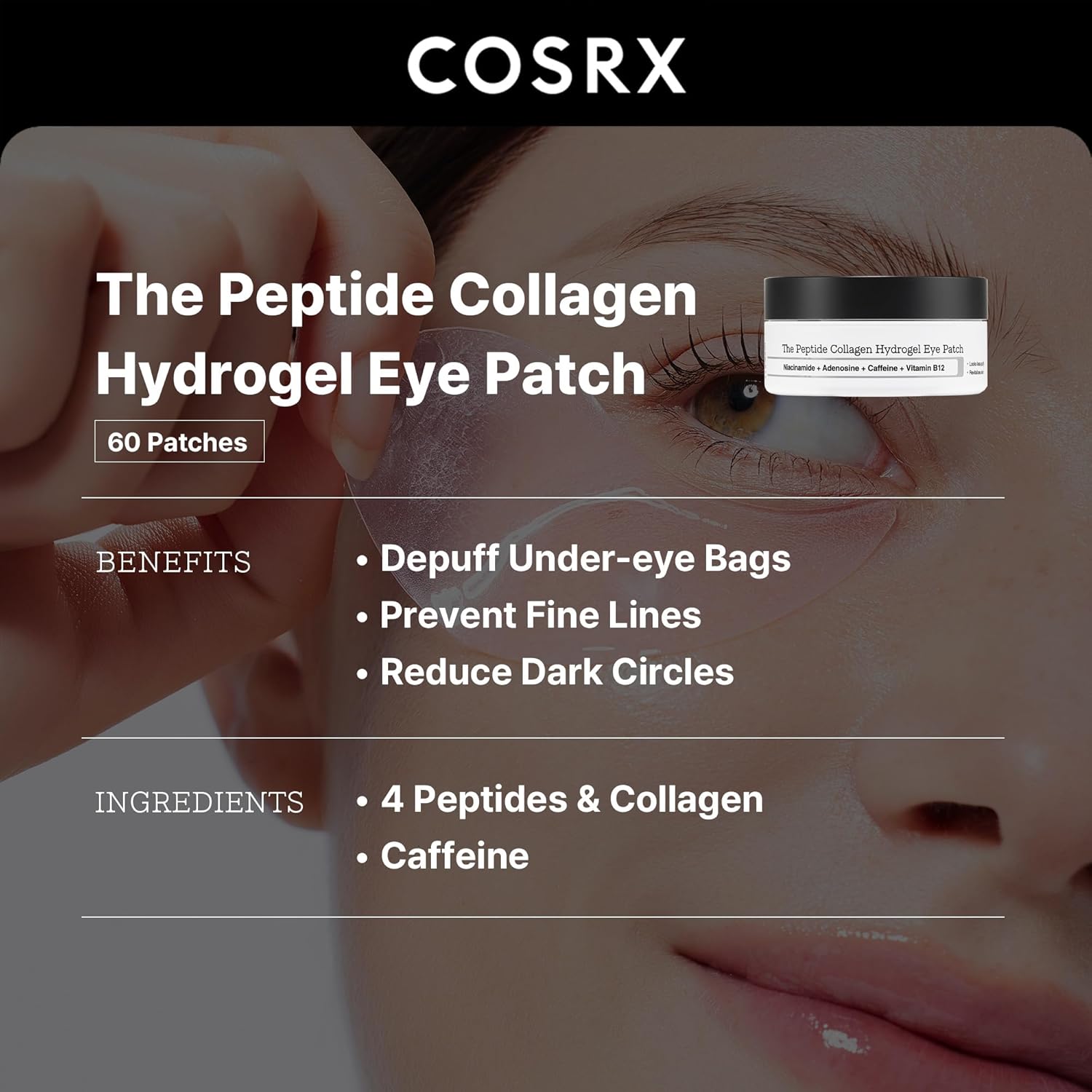 Cosrx The Peptide Collagen Hydrogel Eye Patch by AsiaBeautyMall