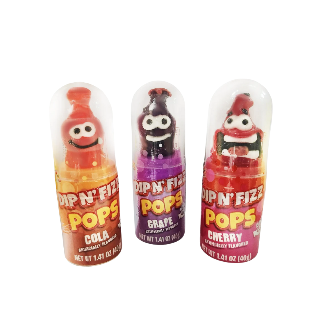 Alberts Dip-N-Fizz Bottle Pops Candy by Farmacias Savia