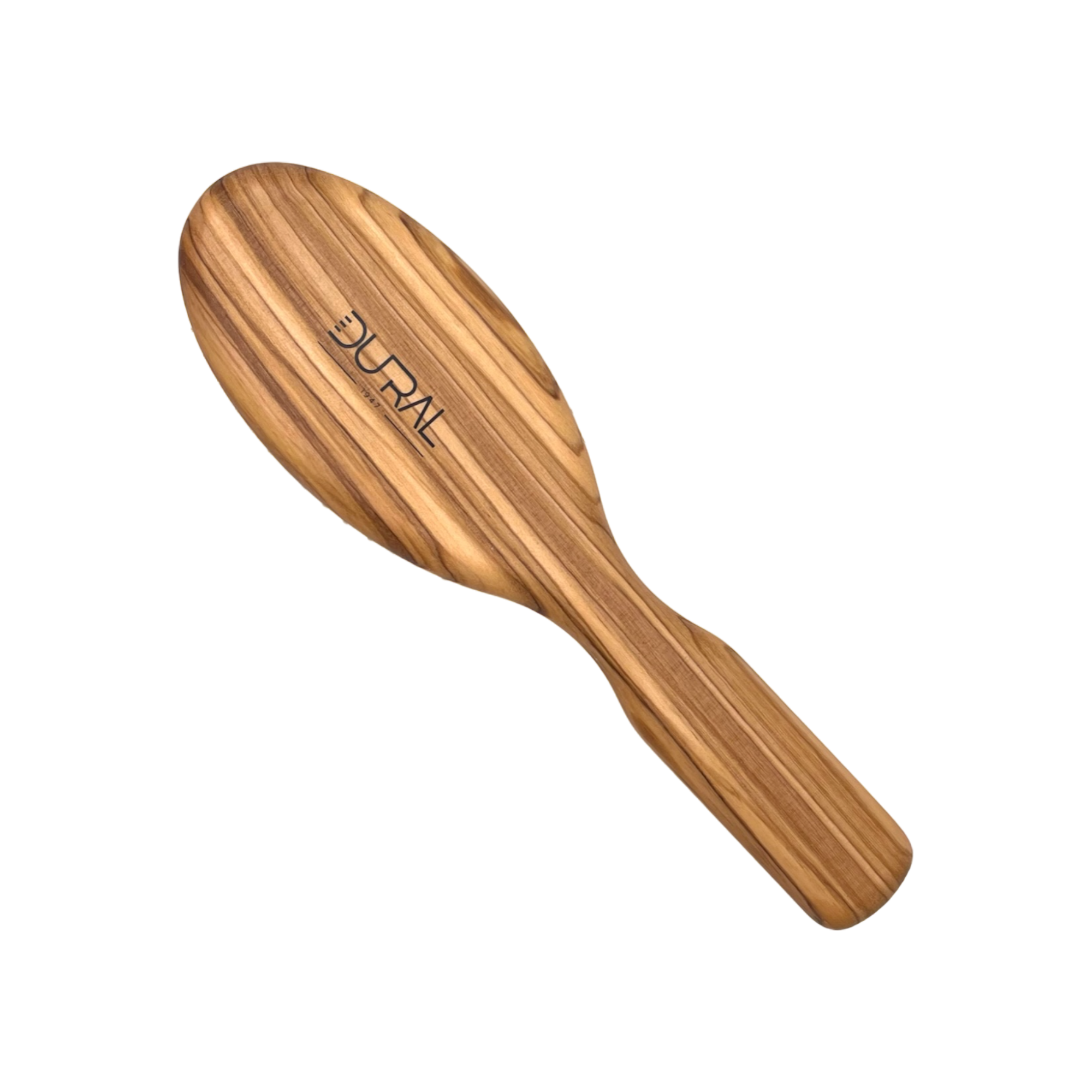 Dural Olive wood hair brush with rubber cushion, steel pins with ball tips by Pasteur Pharmacy