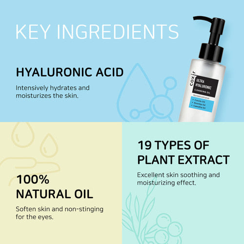 Coxir Ultra Hyaluronic Cleansing Oil by AsiaBeautyMall