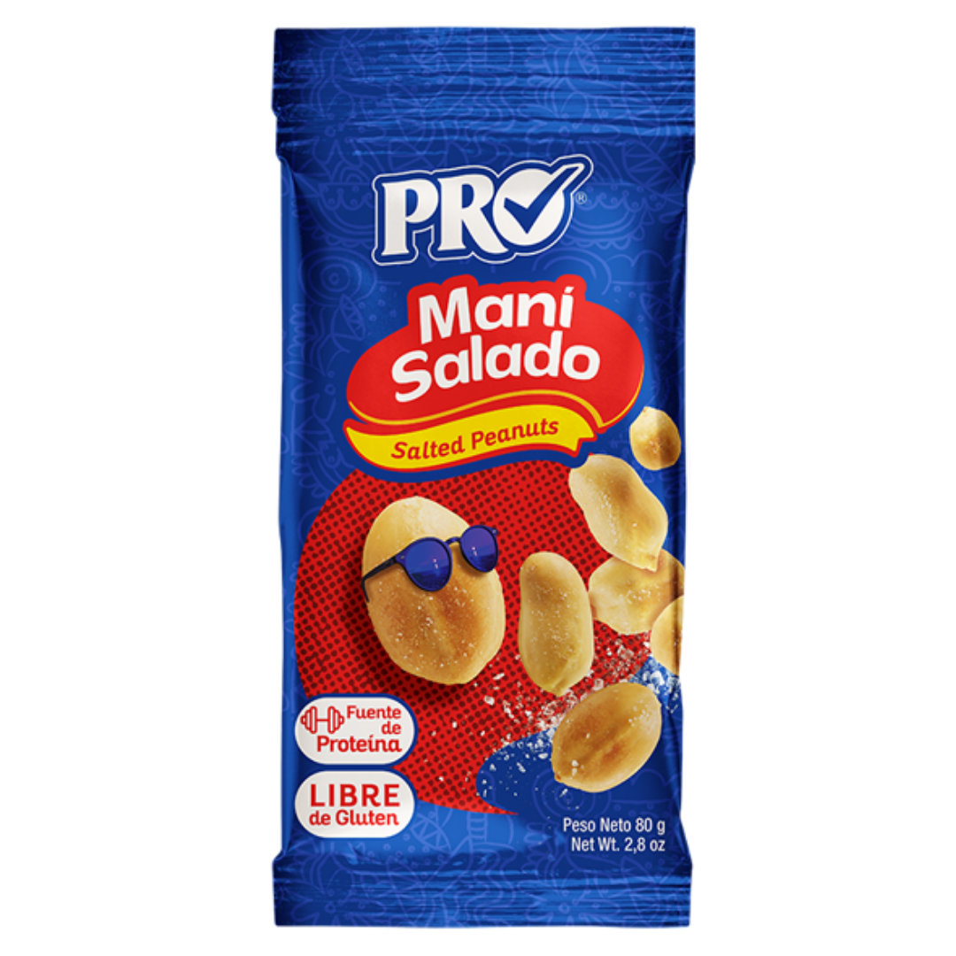 PRO Salted Peanuts 2oz by Farmacias Savia