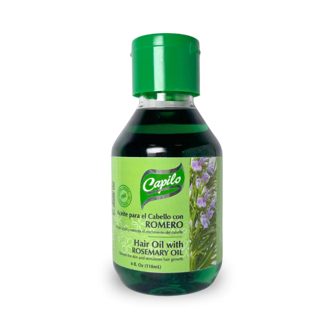 Capilo Hair Oil with Rosemary Oil for Growth and Shine (4oz) by Farmacias Savia