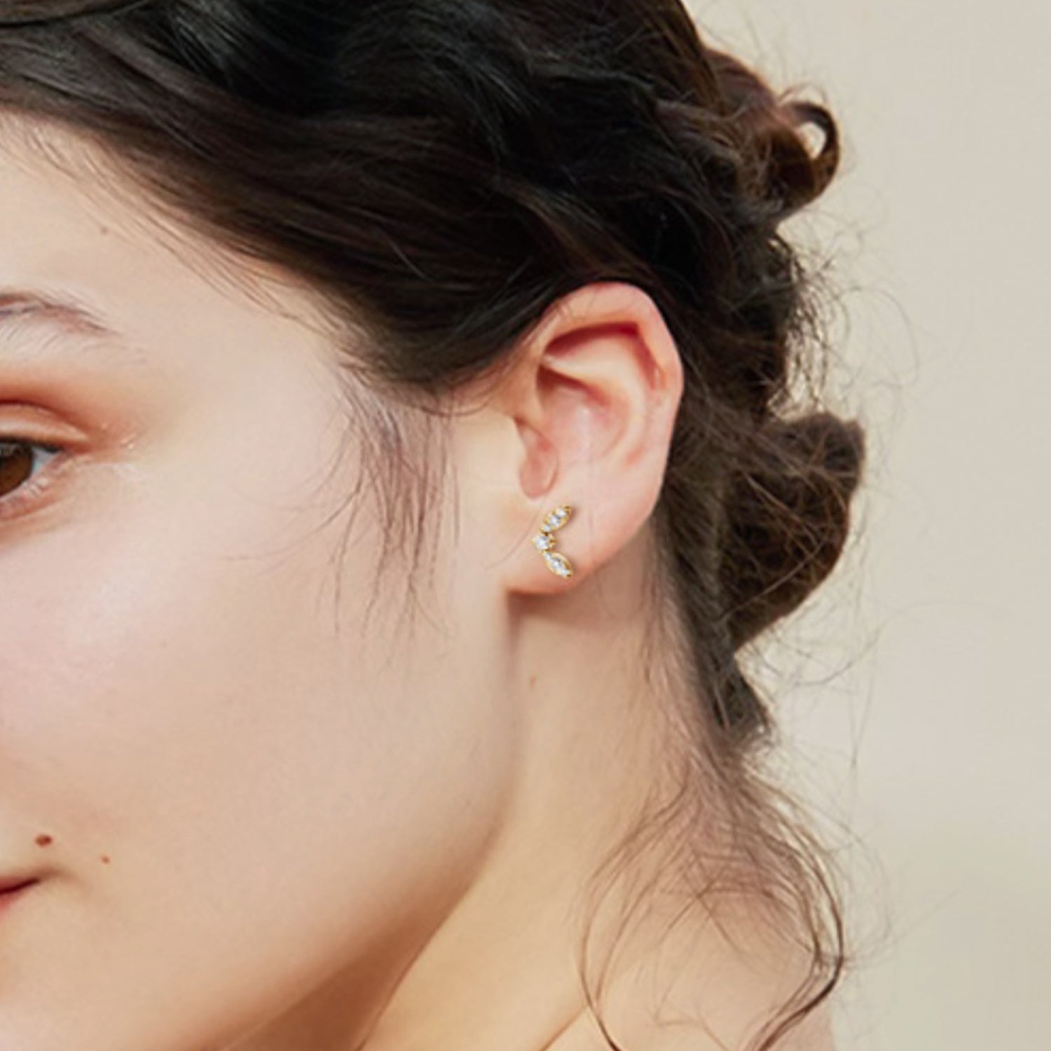 Sparkala™ Platinum-Plated Pure Sterling Silver Stud Earrings by Sparkala