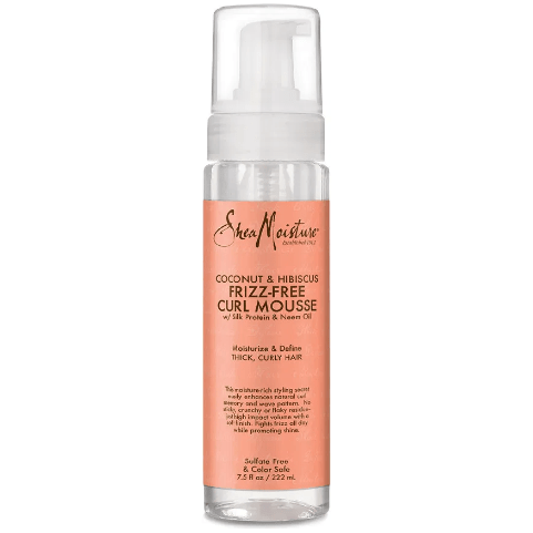 SheaMoisture Coconut & Hibiscus Frizz-Free Curl Mousse 220ml by Pasteur Pharmacy
