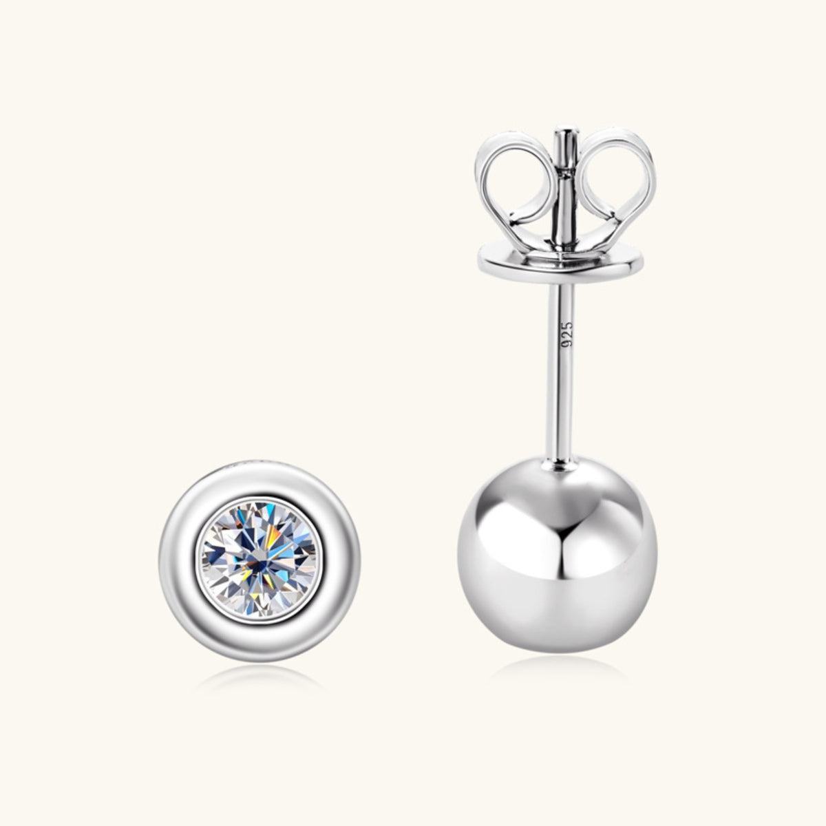 Sparkala™ Pure Sterling Silver Stud Earrings by Sparkala