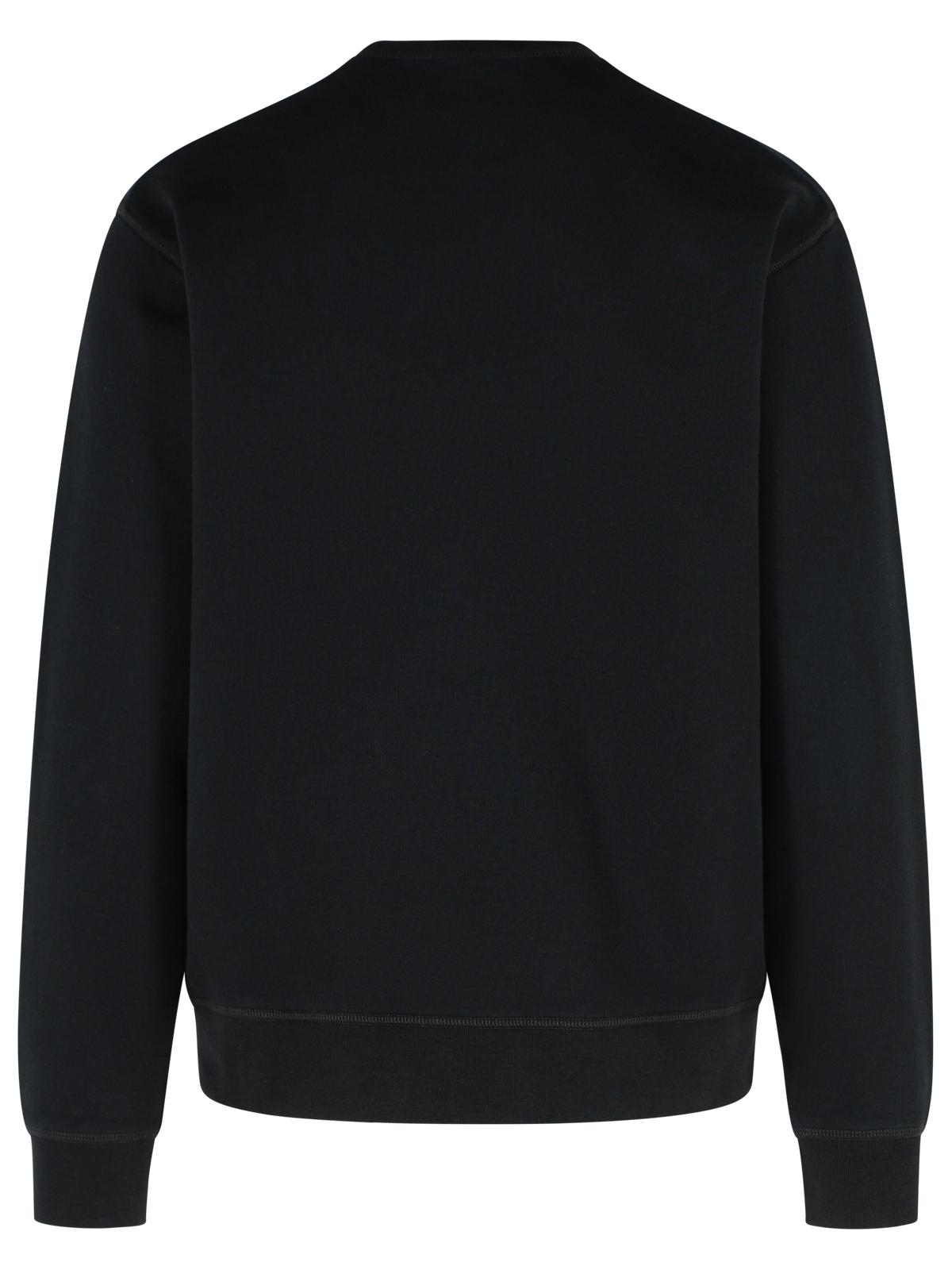 Dsquared2 Black Cotton Sweatshirt Men by Luosophy