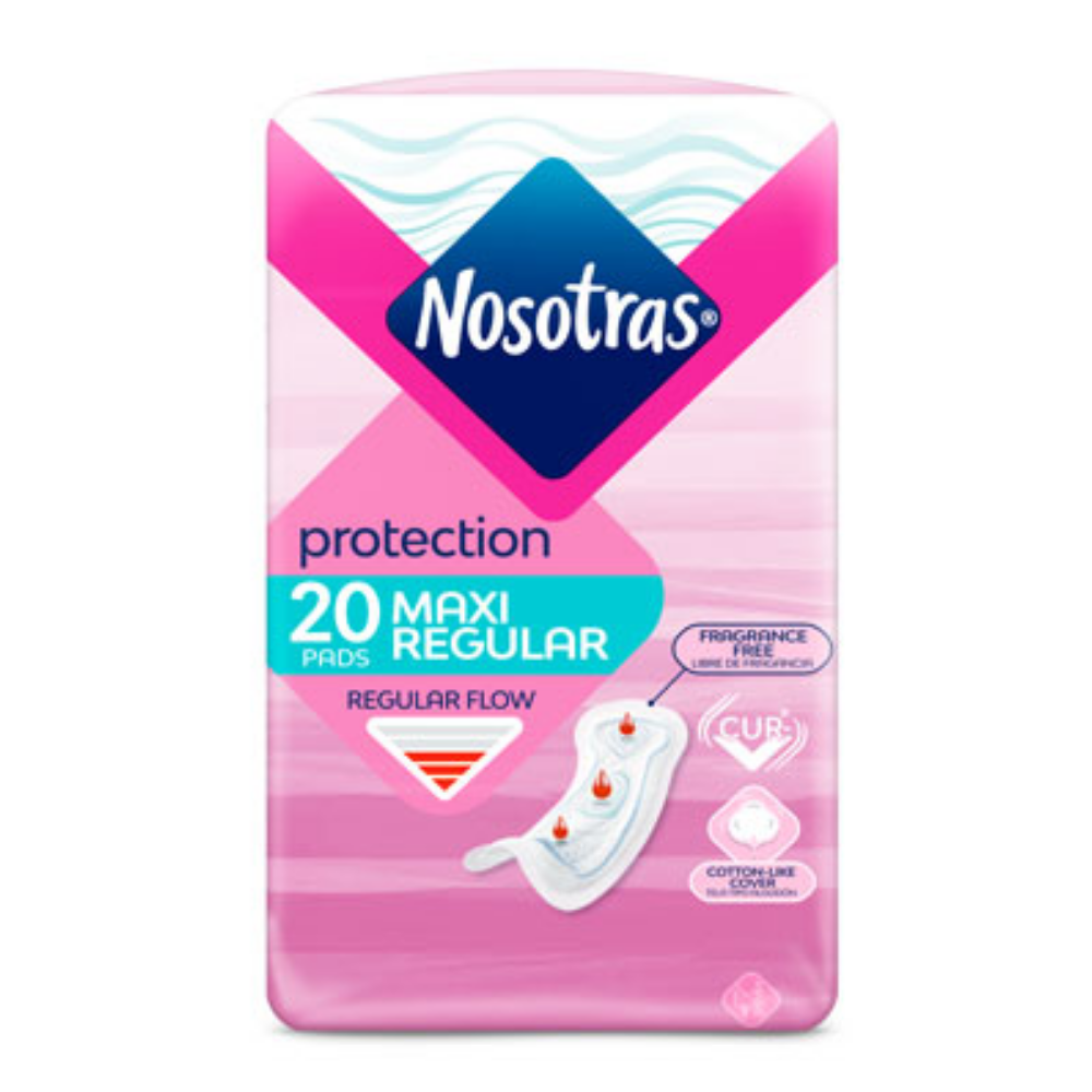 Nosotras Protection Maxi Regular Pads (20ct) by Farmacias Savia