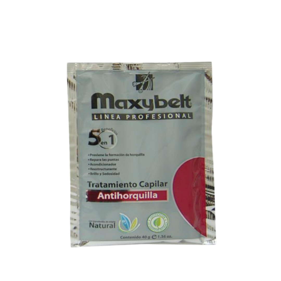 MaxyBelt Split-End Repair 5-in-1 Hair Treatment (1.36 oz) by Farmacias Savia