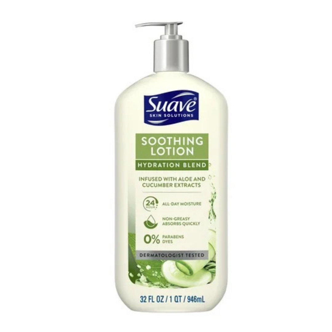 Suave Skin Solutions Smoothing with Cocoa Butter & Shea Lotion (32oz) by Farmacias Savia