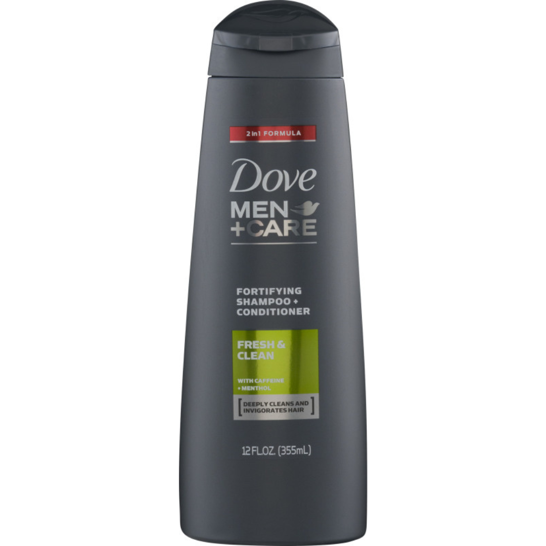 Dove Men+Care 2-in-1 Shampoo & Conditioner Fresh & Clean (12oz) by Farmacias Savia