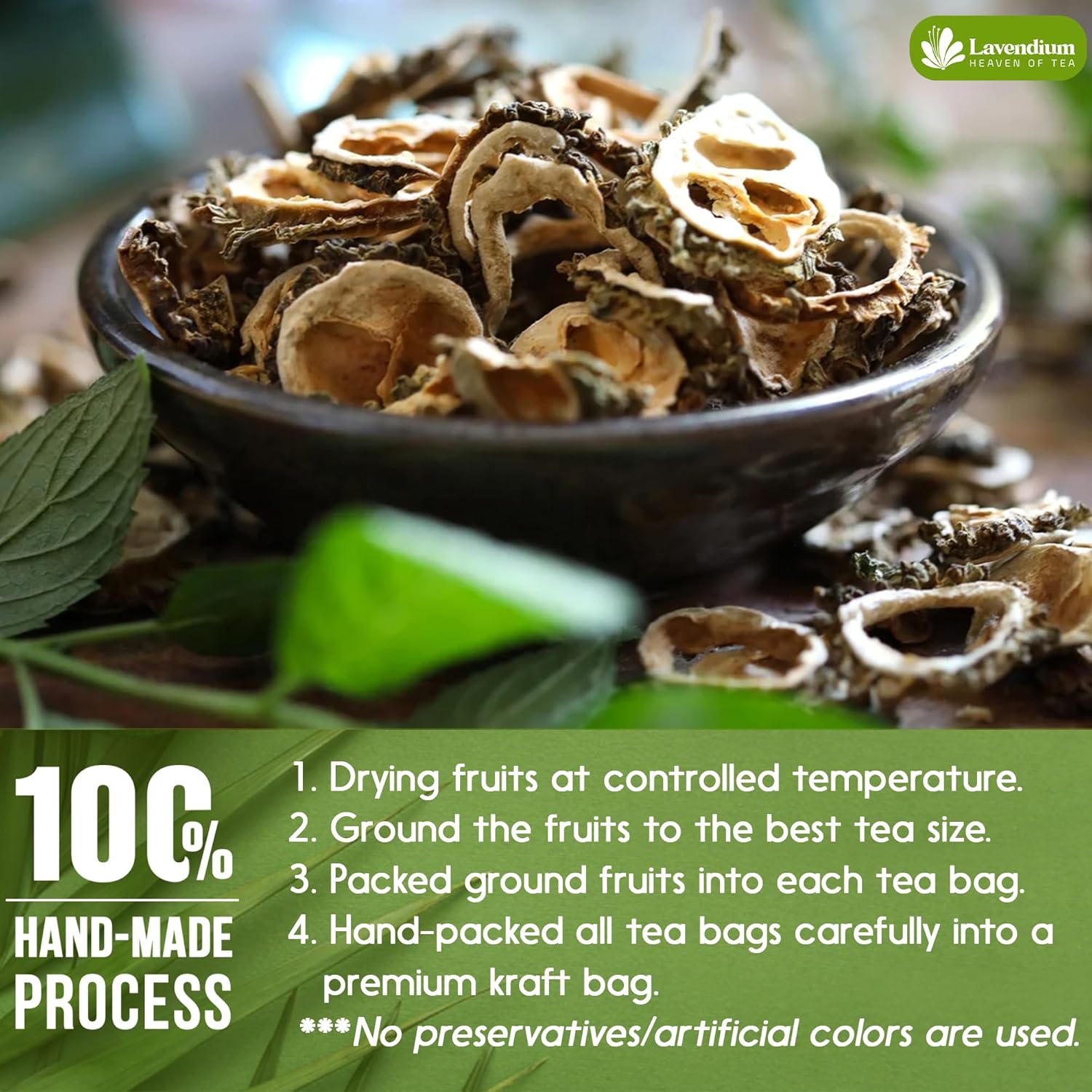 Bitter Melon Tea Bags, 100% Natural, Pure Bitter Melon. Bitter Melon Herbal Tea. Bitter Melon Fruit Tea. No Sugar, No Caffeine, No Gluten, Vegan by FreshDrinkUS - Natural and Premium Herbal Tea