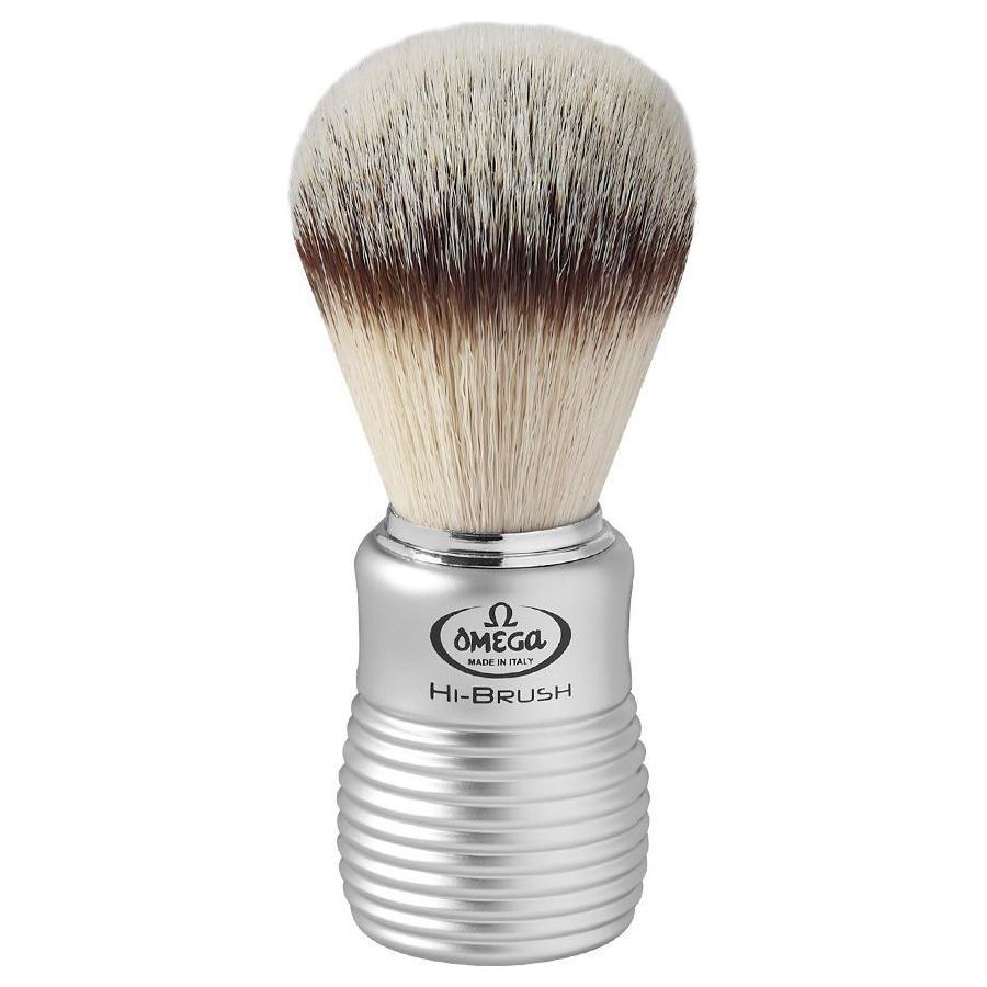 Omega Hi-Brush Series Synthetic Satinized Handle