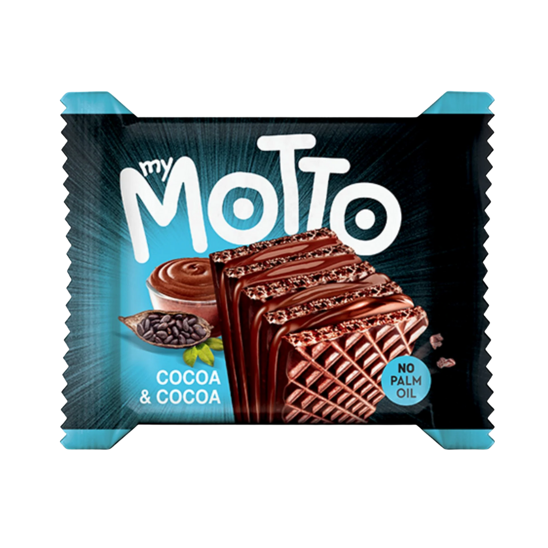 My Motto Wafer Bar Cocoa & Cocoa 1.6oz by Farmacias Savia