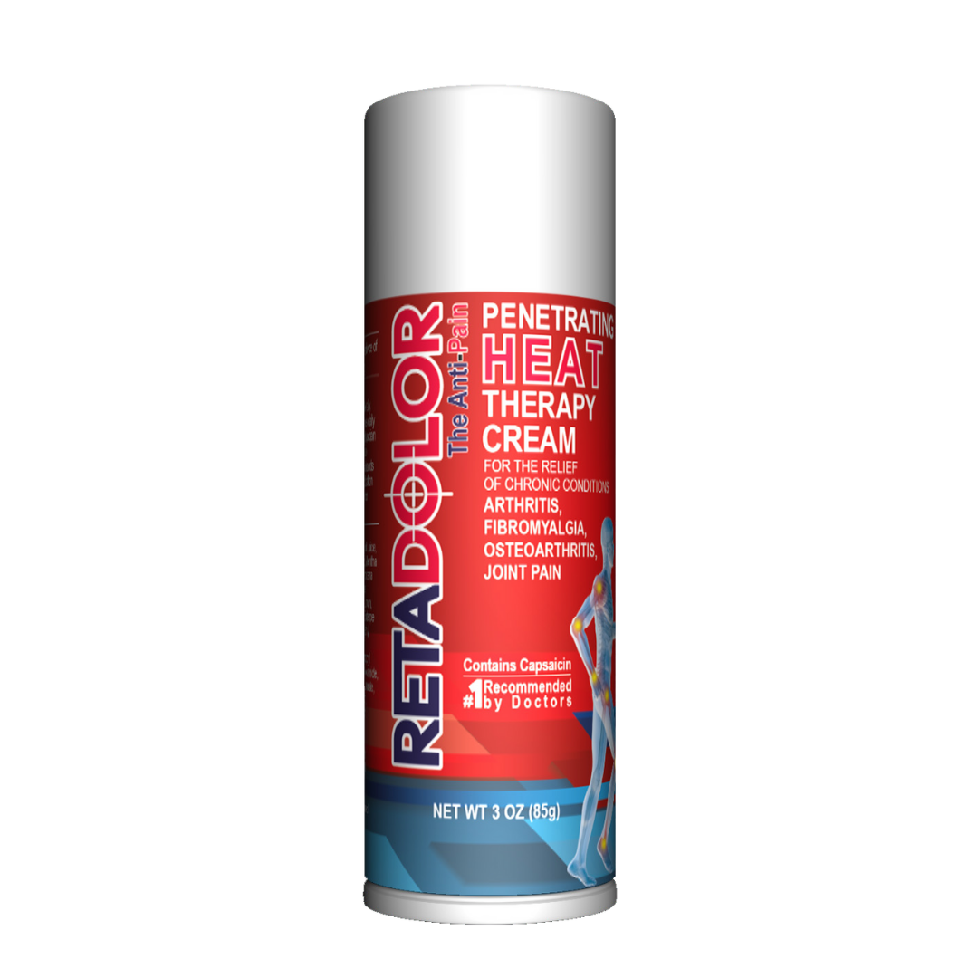 Retadolor Heat Pain Relief Cream (3oz) by Farmacias Savia