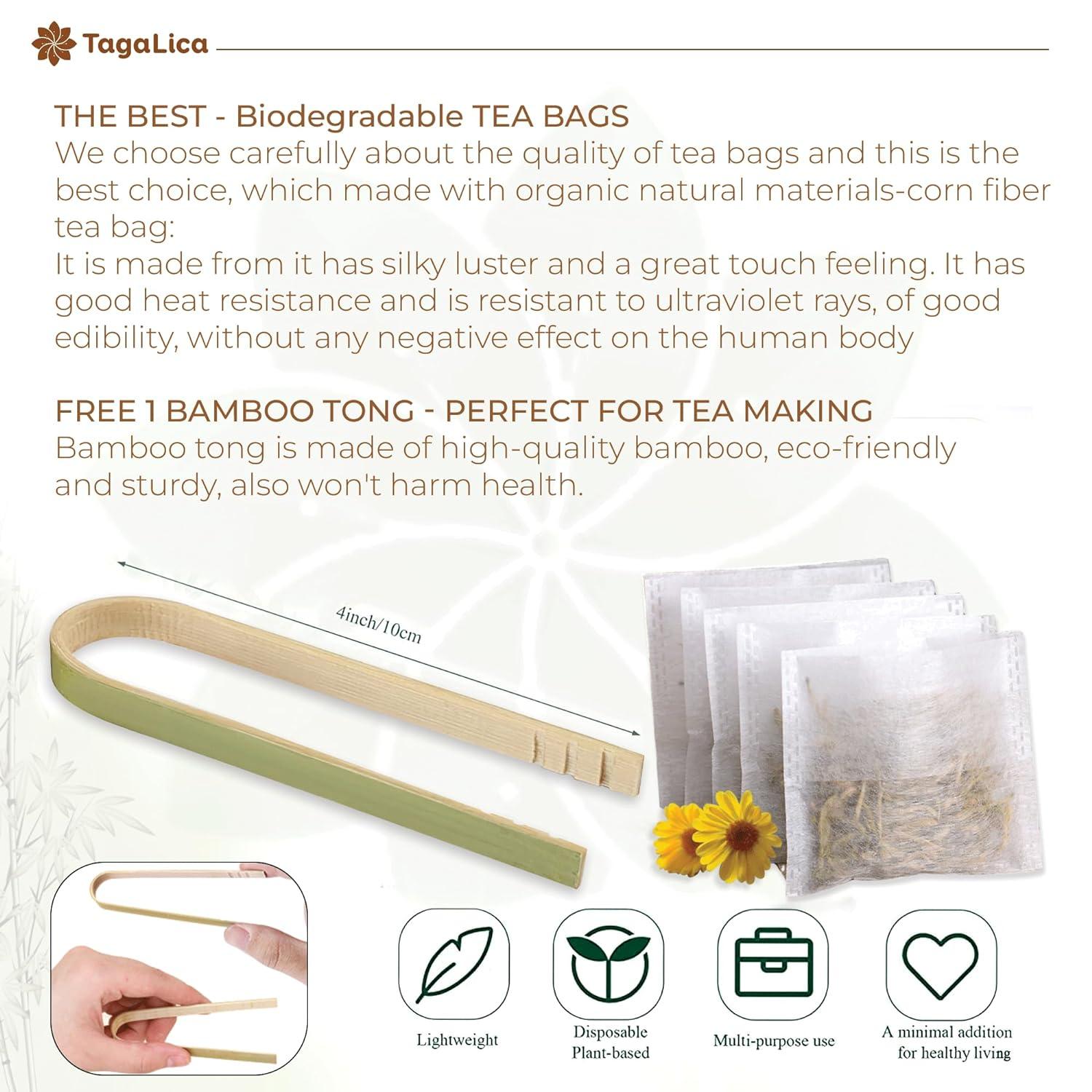 Premium Licorice Root Tea Bags, 100% Natural, Pure Licorice Root, Eco-Conscious Tea Bags, Licorice Root Herbal Tea, Licorice Root Tea. No Sugar, No Caffeine, No Gluten, Vegan by FreshDrinkUS - Natural and Premium Herbal Tea