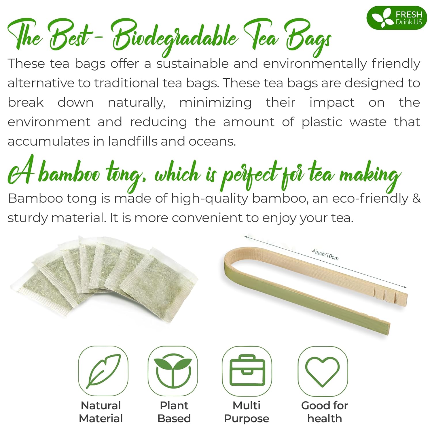 Premium Guava Leaf Tea Bags by FreshDrinkUS - Natural and Premium Herbal Tea