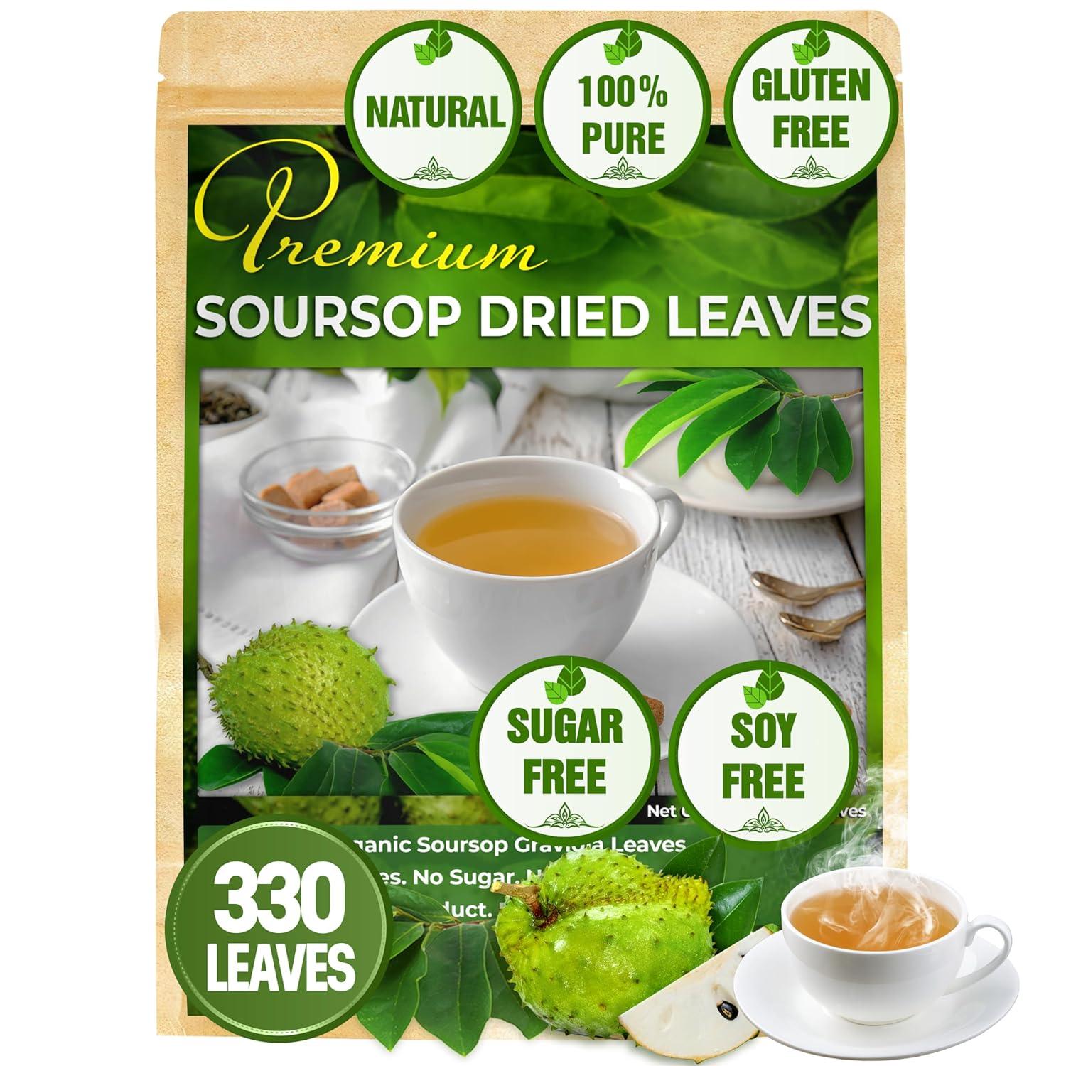 Premium Soursop Leaves Tea bags, Dried Soursop Leaves, Soursop Leaf Powder, Guanabana Leaves Tea, Hoja Guanabana Tea by FreshDrinkUS - Natural and Premium Herbal Tea