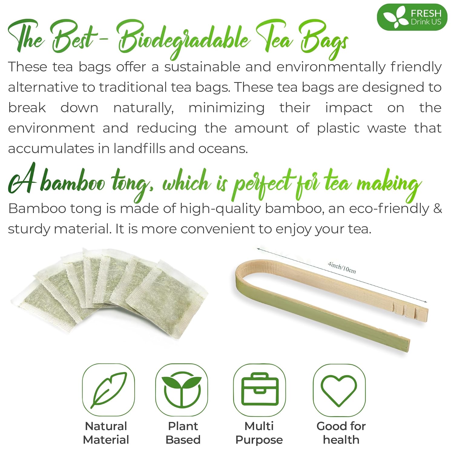 Premium Parsley Leaf Tea Bags, 100% Natural & Pure from Parsley Leaves. by FreshDrinkUS - Natural and Premium Herbal Tea