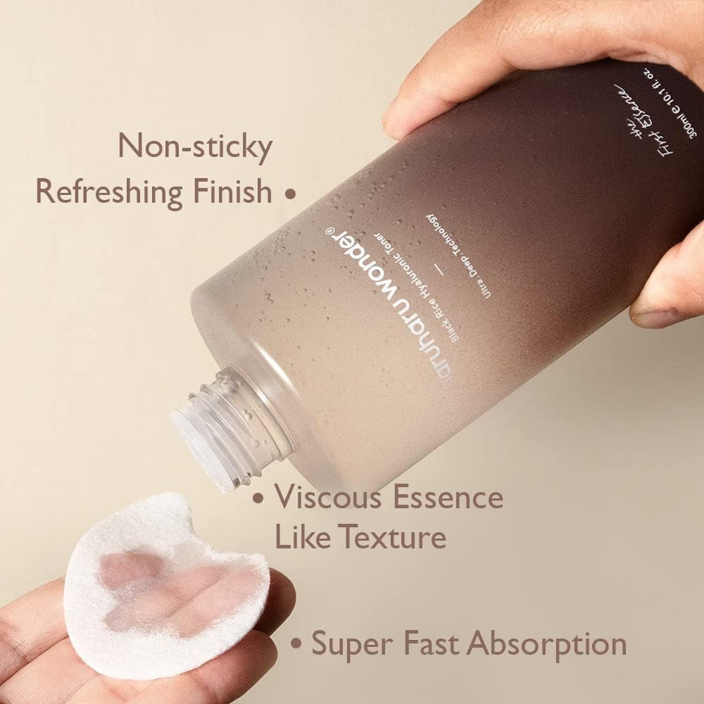 Wonder Black Rice Hyaluronic Toner 10.1 Fl.Oz / 300Ml | Face Moisturizer, Facial Toner for All Skin Types | Vegan, Cruelty Free, Ewg-Green by Korean Skin Care