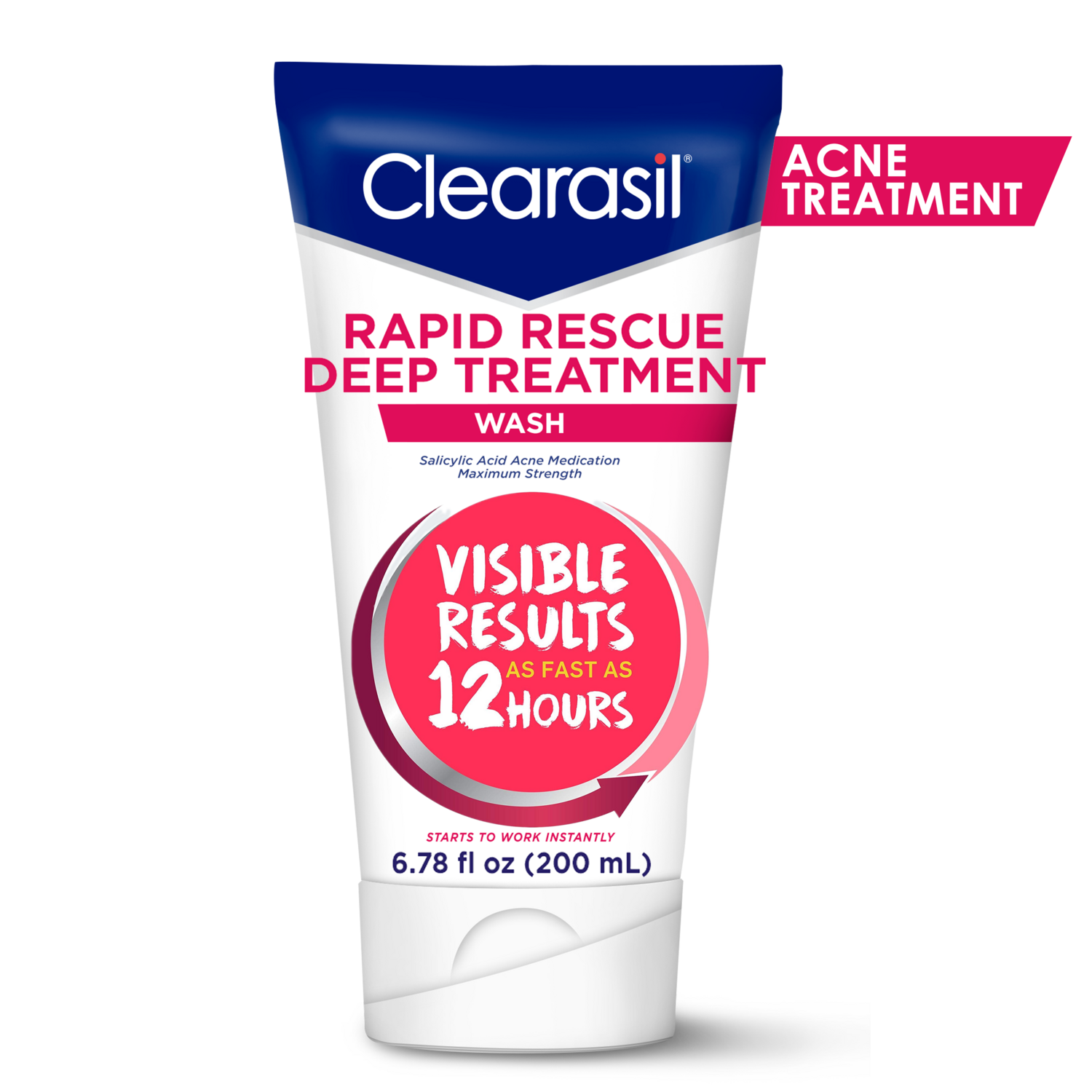 Clearasil Rapid Rescue Deep Treatment Wash 6.78 Oz