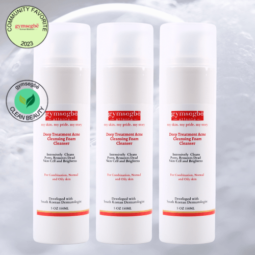 Deep Treatment Acne Cleansing Foam Cleanser by gymsegbë