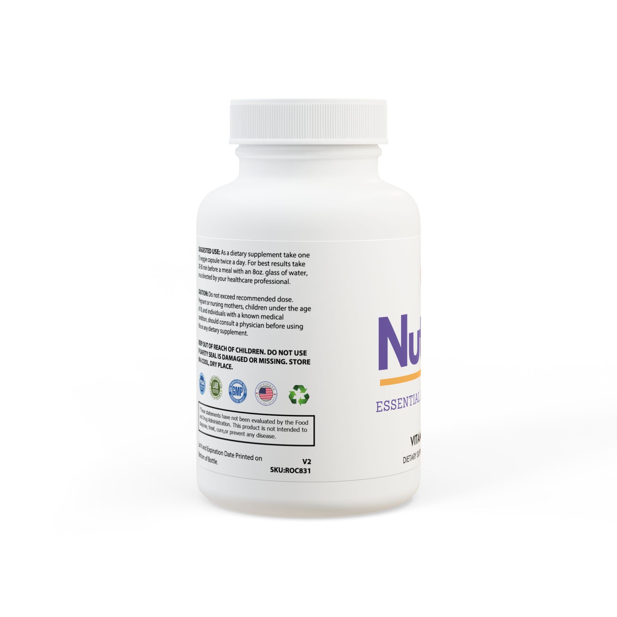 Nutrak Vitamin K2 + D3 Supplement (60 Capsules) by Spee24, LLC