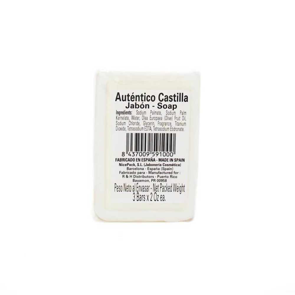Autentico Jabon Castilla (2.0oz 3ct) by Farmacias Savia