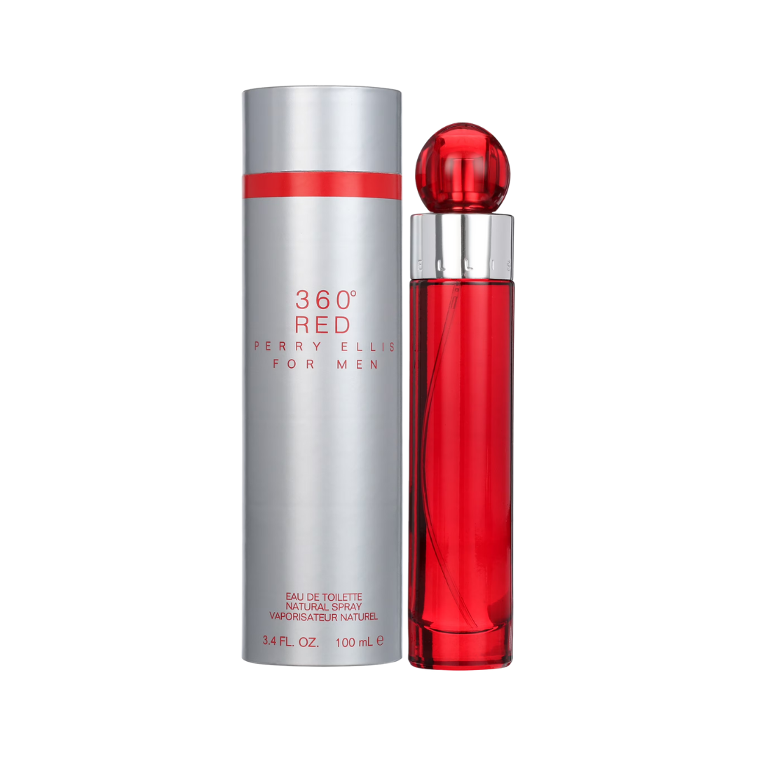 Perry Ellis 360 Red for Men Eau de Toilette (3.4oz) by Farmacias Savia