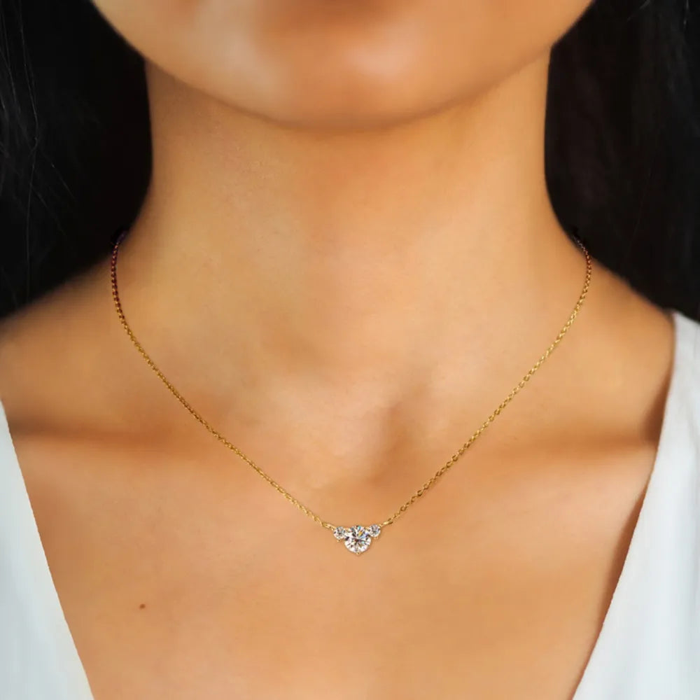 1.2 Carat Sparkala™ 925 Sterling Silver Necklace by Sparkala