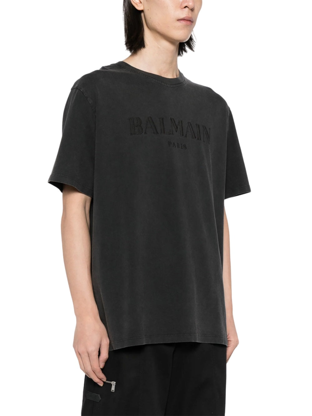 Balmain Men T-Shirt With Vintage Balmain Embroidery by Luosophy