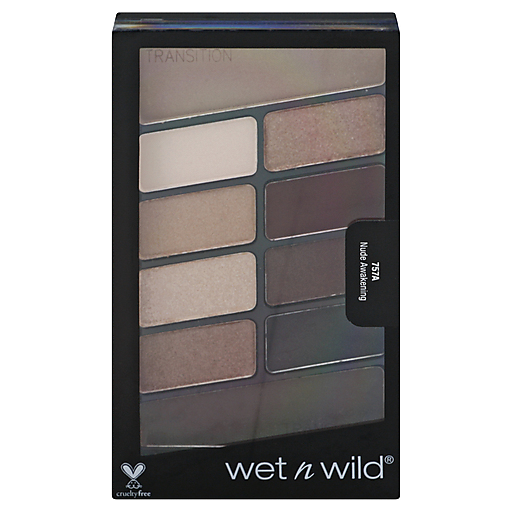 Wet N Wild Color Icon Eyeshadow 10 Pan Palette, Nude Awakening by Pasteur Pharmacy